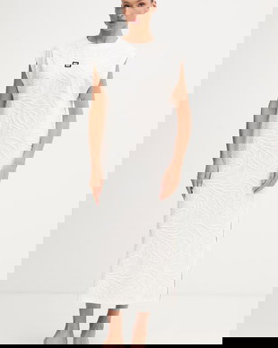 HUGO rochie cu bumbac ZEB_dress