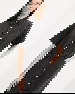 Levi's rochie denim SS LOGAN WESTERN