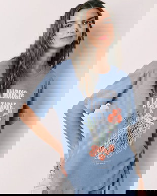 Women'secret tricou de pijama pentru femei, din bumbac