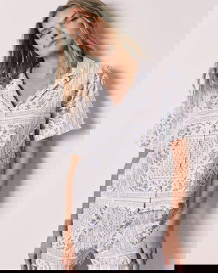 women'secret pijama din două piese pentru femei, din denim