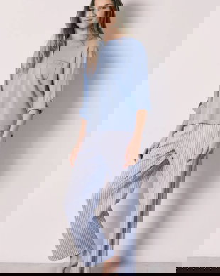 women'secret pijama din două piese pentru femei, din bumbac