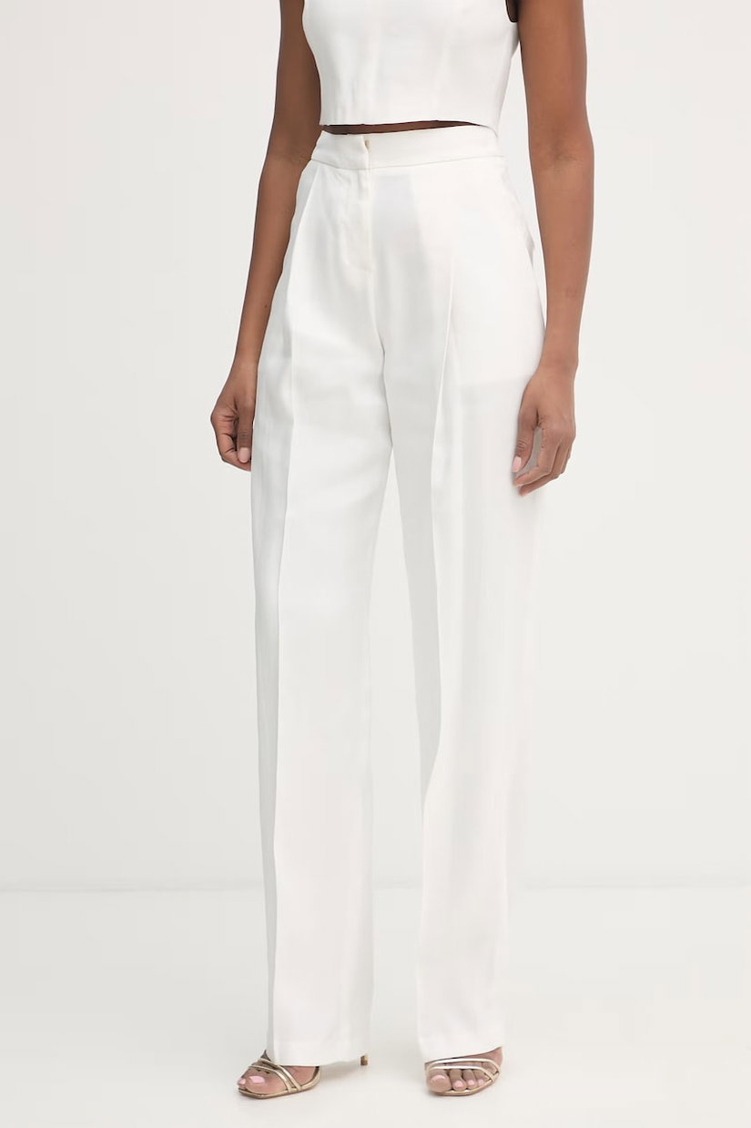 Elisabetta Franchi pantaloni de costum pentru femei, din in