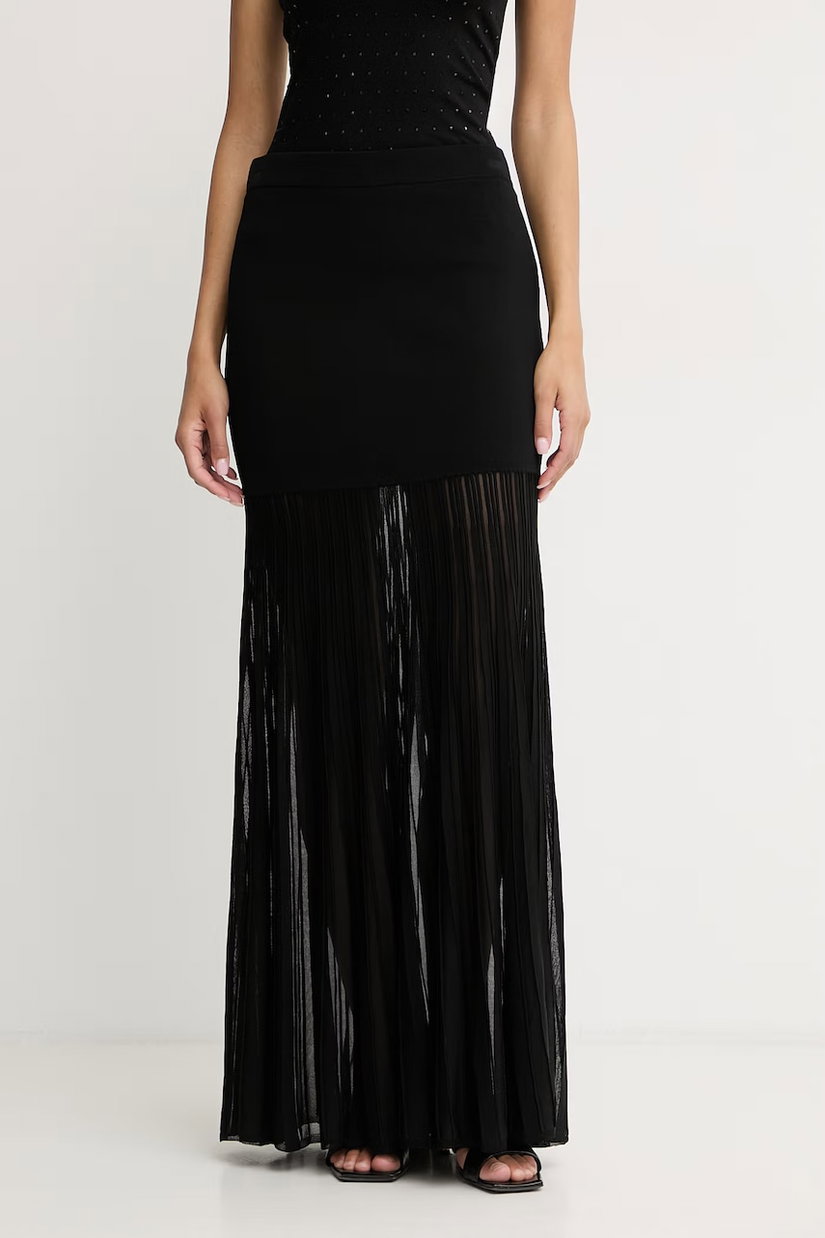 MICHAEL Michael Kors fustă tricotată cu vâscoză