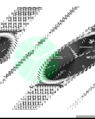 Emporio Armani set ceas și brățară pentru bărbați minimalist