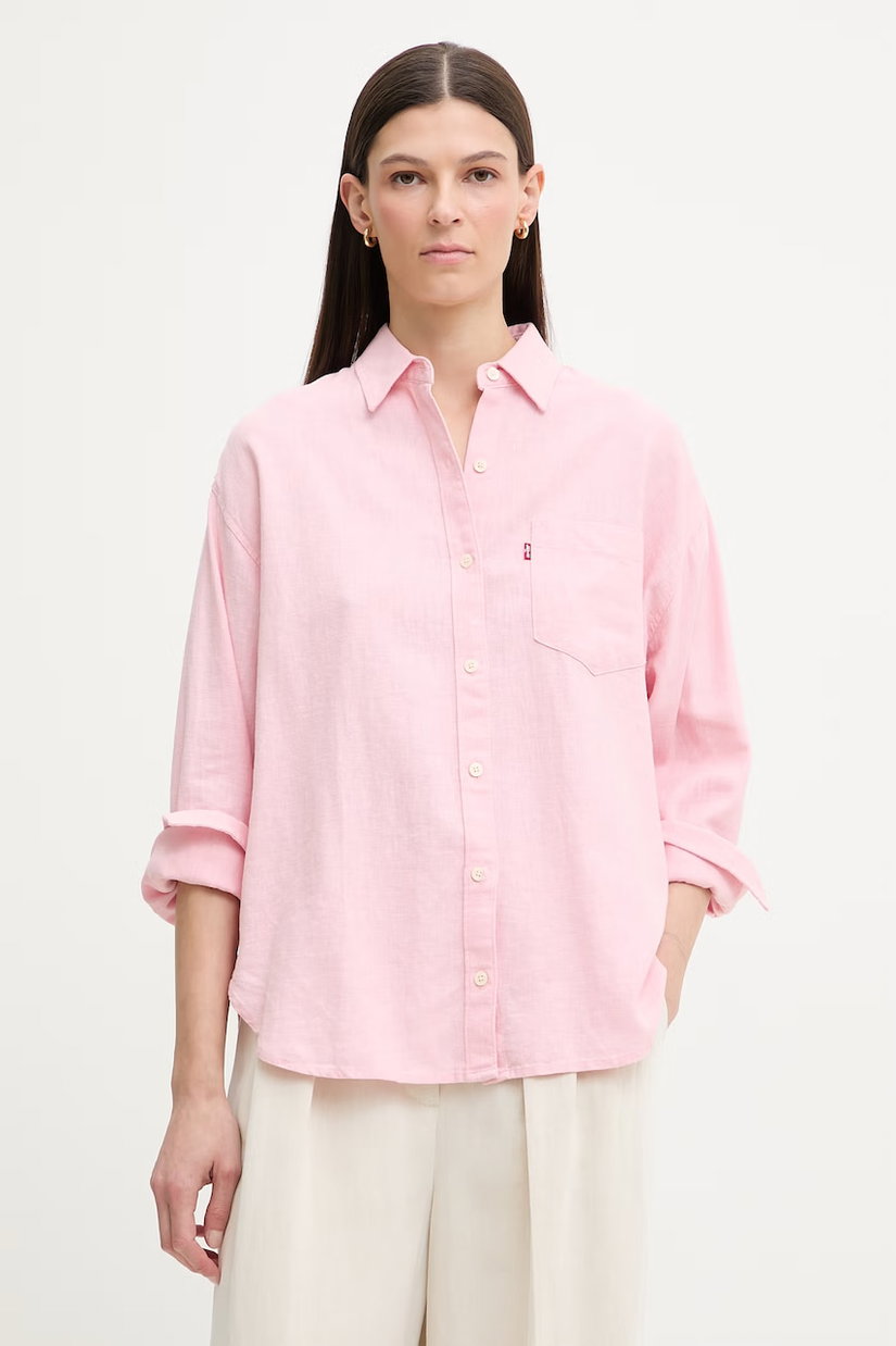 Levi's cămașă pentru femei, cu in HARLIE BOYFRIEND