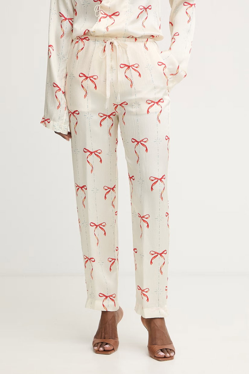 Forte Forte pantaloni pentru femei, cu vâscoză