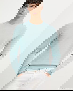 Trussardi pulover pentru bărbați, cu bumbac