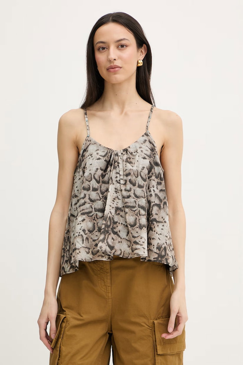 Pinko bluză cu bretele pentru femei, din bumbac