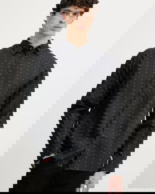 Emporio Armani cămașă pentru bărbați, cu lyocell