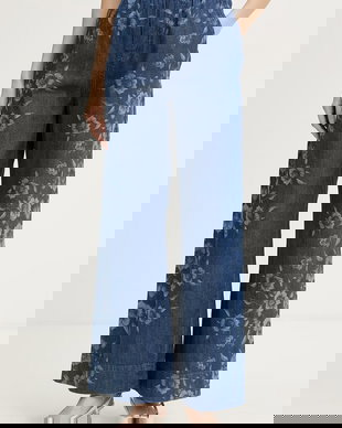 Pinko blugi wide leg pentru femei