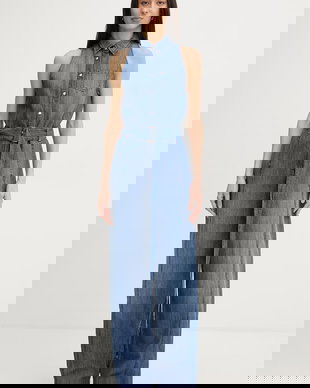 Pinko salopetă pentru femei, din denim