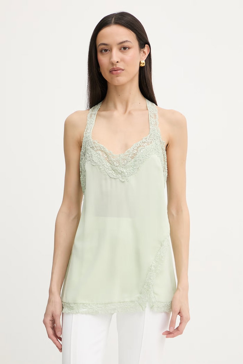 Pinko top pentru femei, din mătase