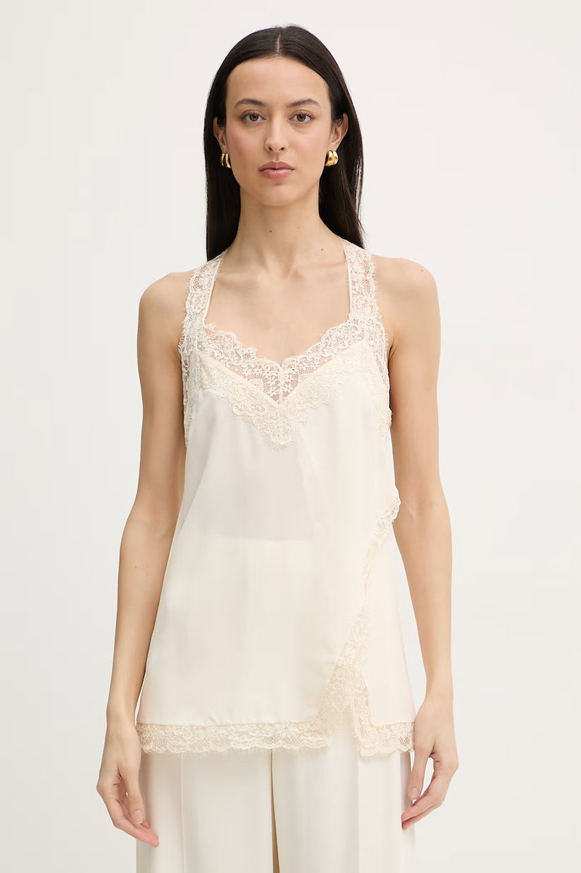 Pinko top pentru femei, din mătase