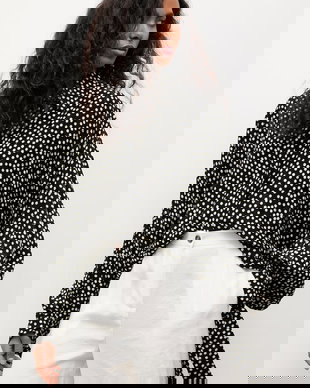 Answear.LAB bluză tip cămașă pentru femei, cu vâscoză