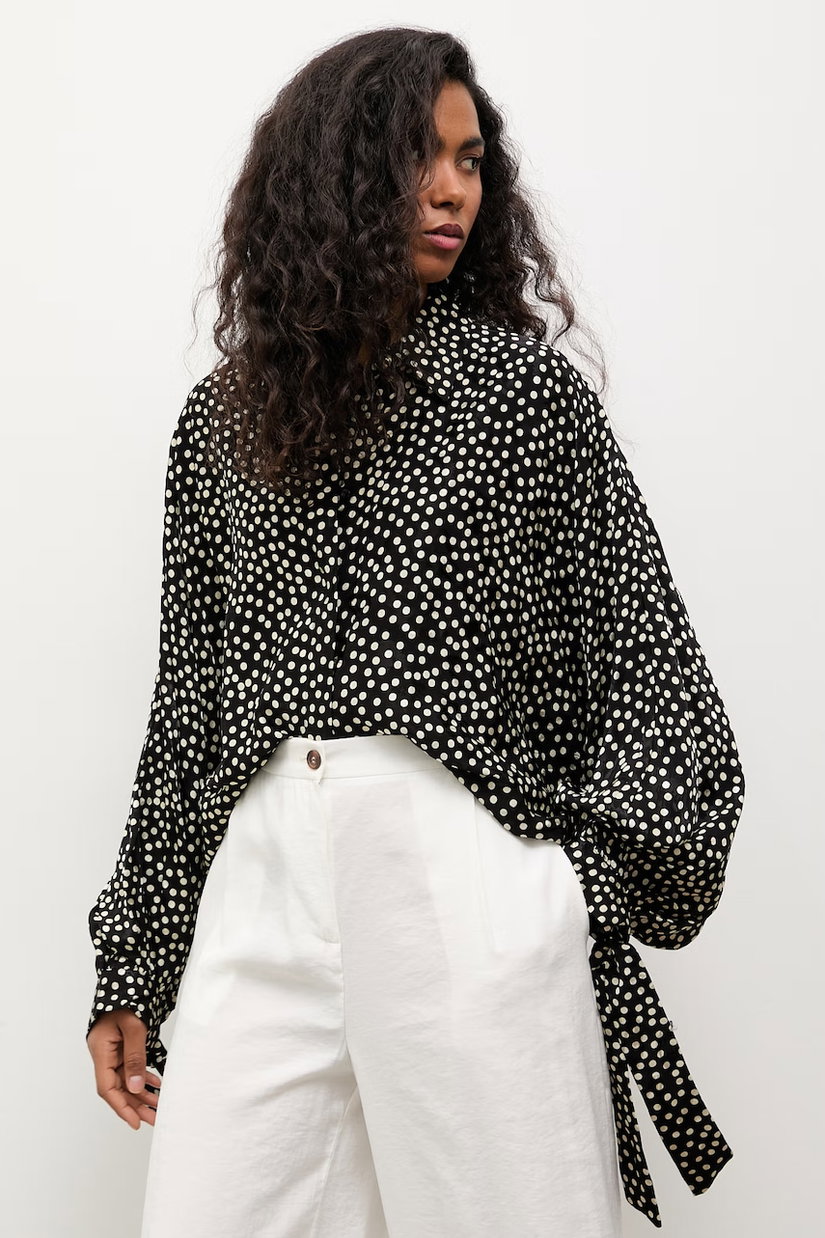 Answear.LAB bluză tip cămașă pentru femei, cu vâscoză