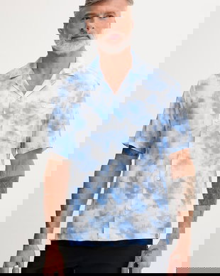 Karl Lagerfeld cămașă pentru bărbați, cu vâscoză