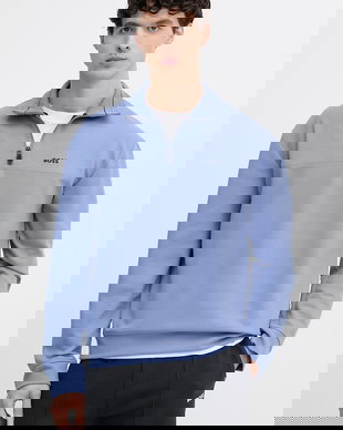 BOSS Green hanorac pentru bărbați, cu bumbac