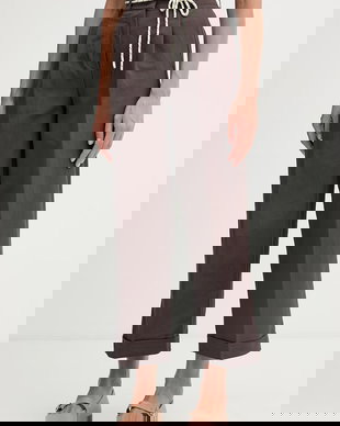 United Colors of Benetton Pantaloni carrot de femei cu bumbac