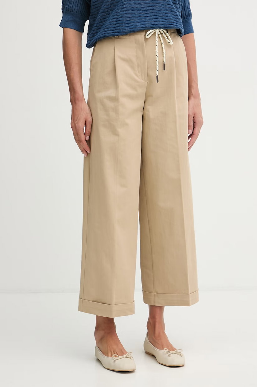 United Colors of Benetton Pantaloni carrot de damă cu bumbac