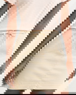 BOSS Orange fustă din bumbac C Varachute-D