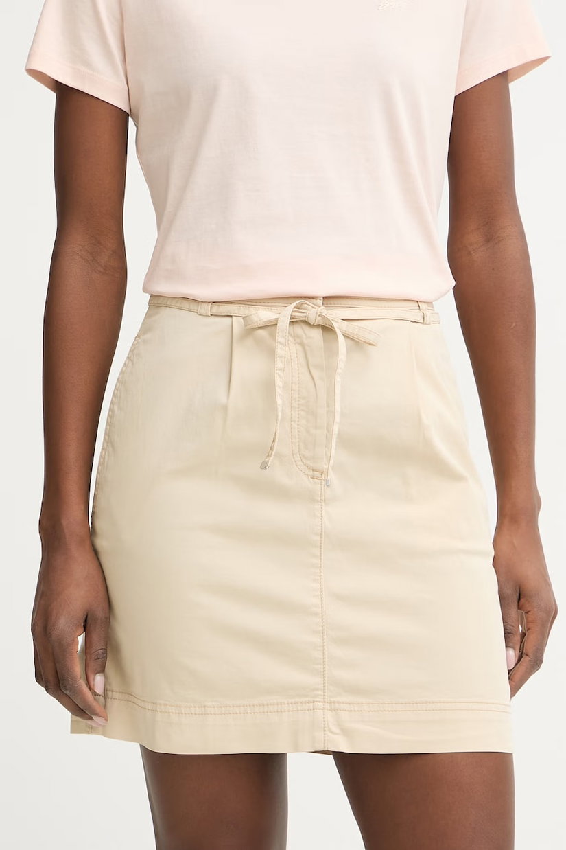 BOSS Orange fustă din bumbac C Varachute-D