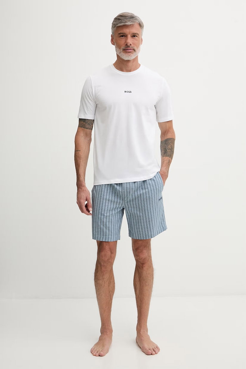 BOSS pijama pentru bărbați, din bumbac cu elastan
