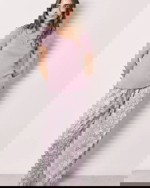 women'secret pijama din două piese pentru femei, cu vâscoză