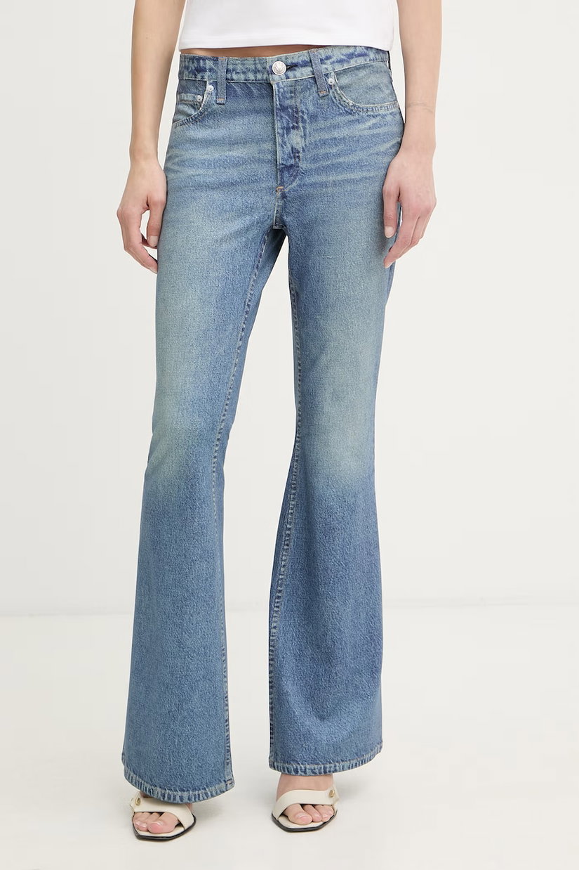 rag & bone pantaloni evazați pentru femei, cu vâscoză Miramar Dhalia