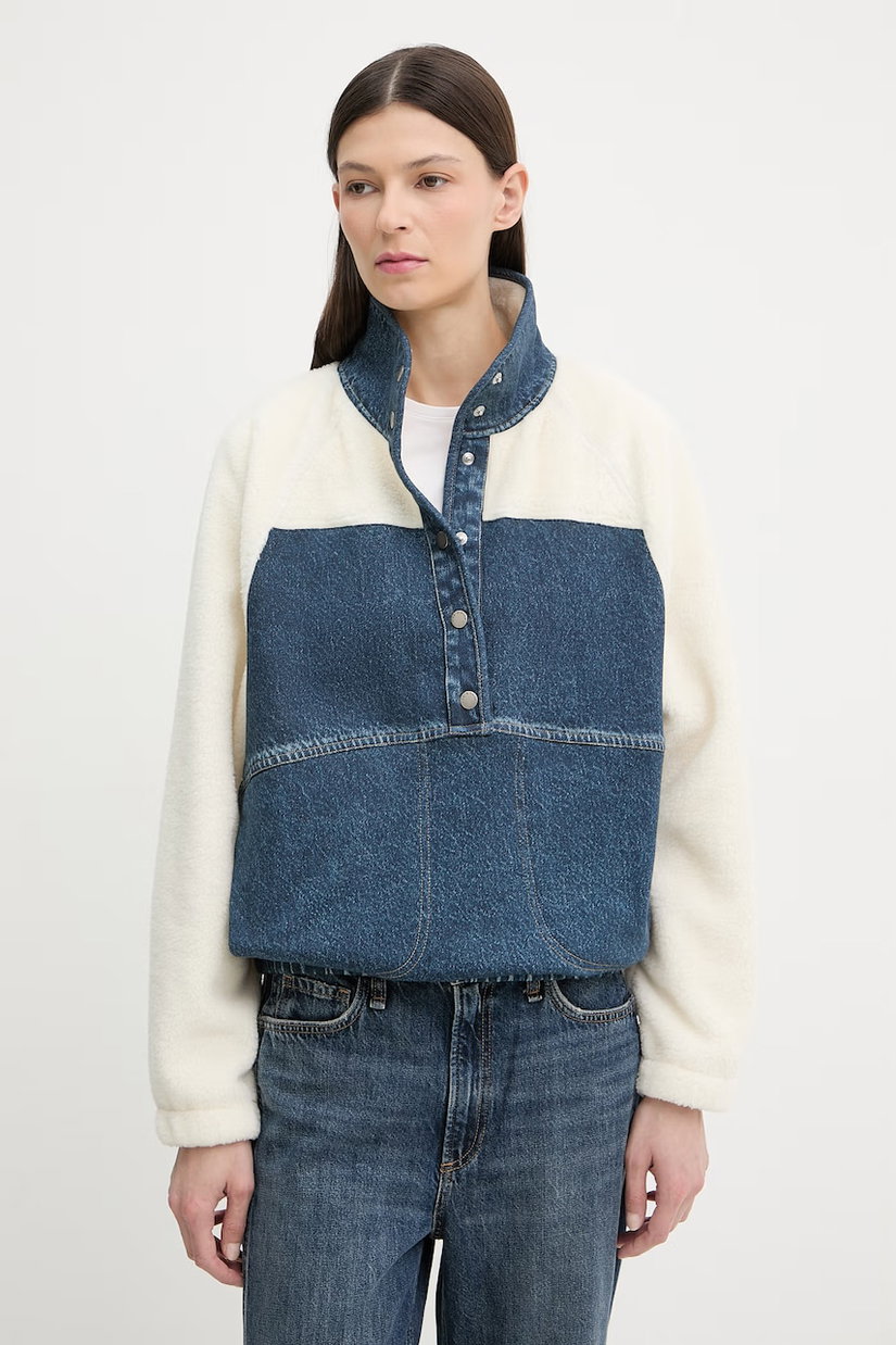 rag & bone Hanorac din polar pentru femei, din bumbac Miramar