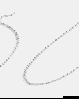 Trussardi colier pentru bărbați, din oțel inoxidabil T-STEEL