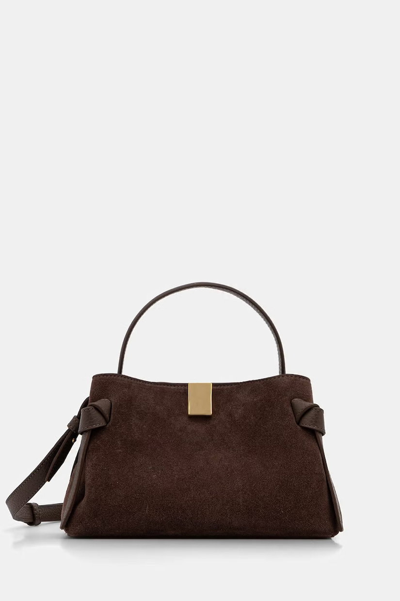 Yuzefi geantă crossbody pentru femei, din piele întoarsă GYOZA MINI