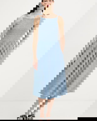 Levi's rochie babydoll din bumbac MONACO COTTON