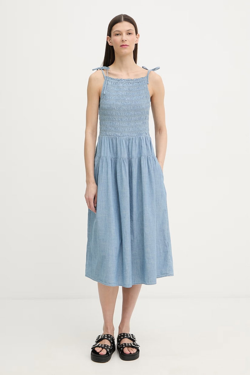 Levi's rochie babydoll din bumbac MONACO COTTON