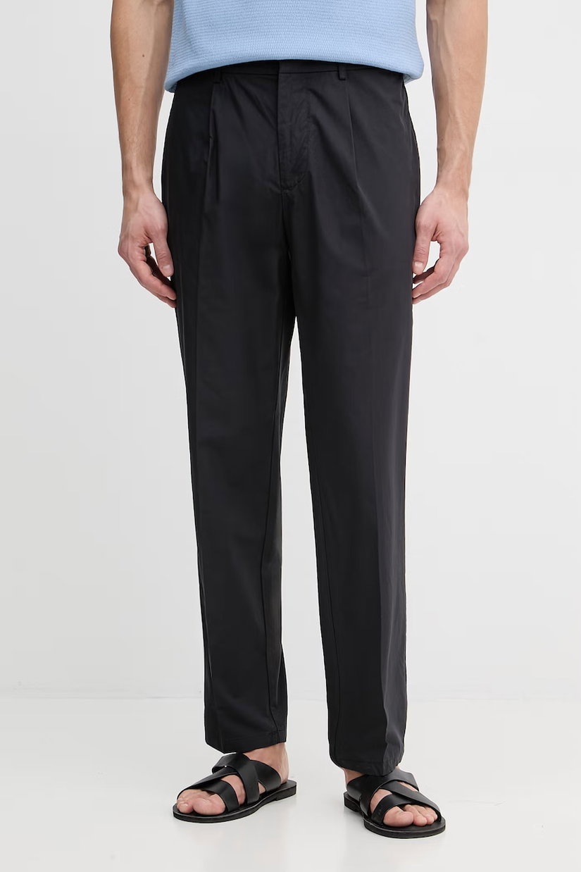Emporio Armani pantaloni chinos pentru bărbați bumbac