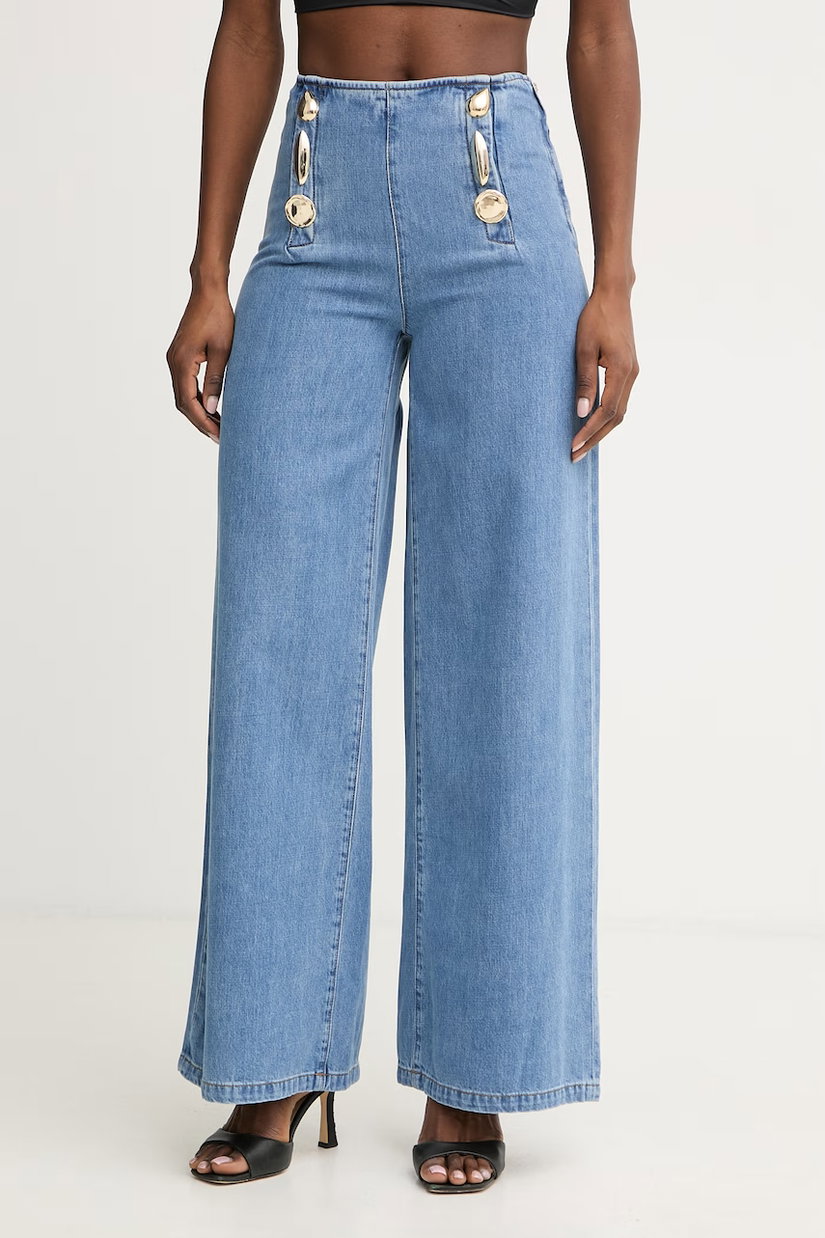 Simona Corsellini blugi wide leg pentru femei