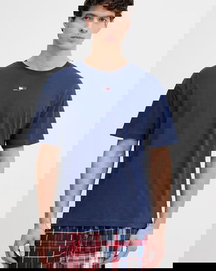 Tommy Hilfiger pijama din două piese pentru bărbați, din bumbac