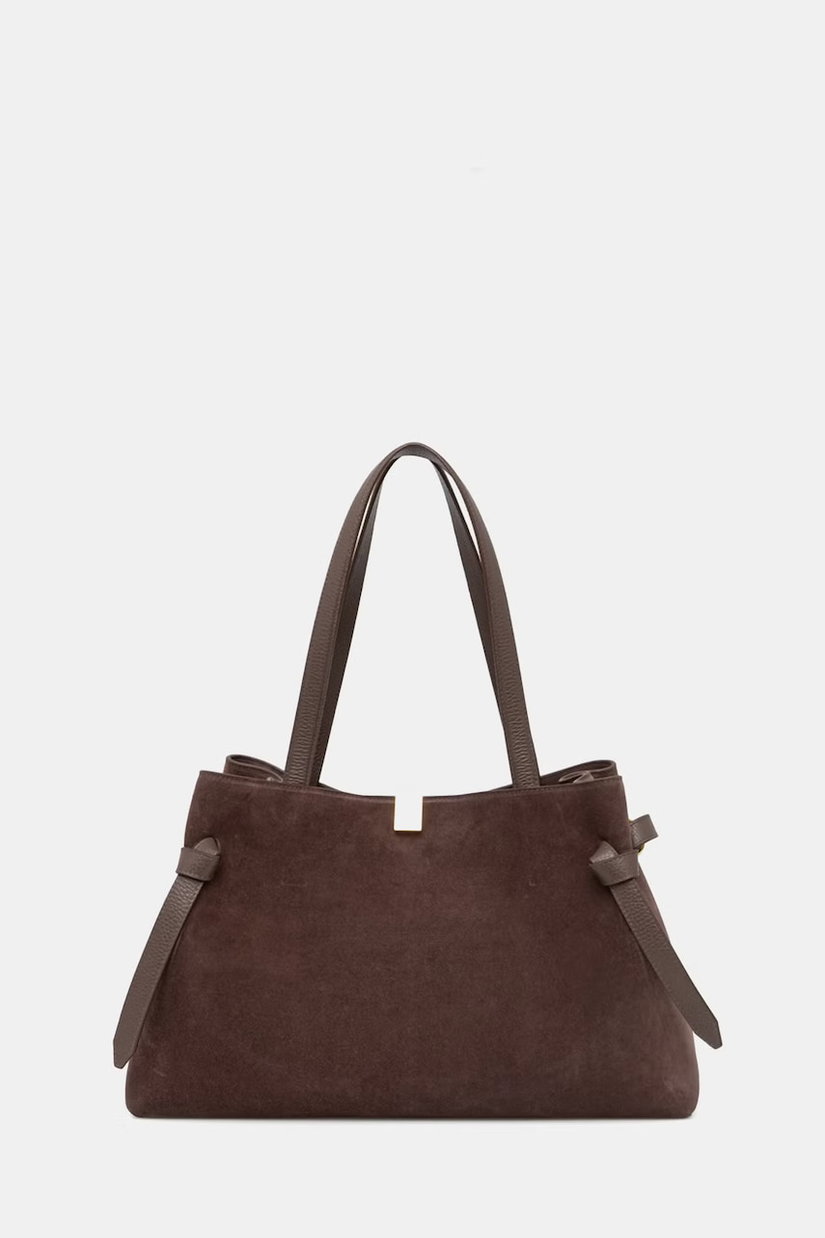 Yuzefi geantă pentru femei, din piele întoarsă GYOZA TOTE