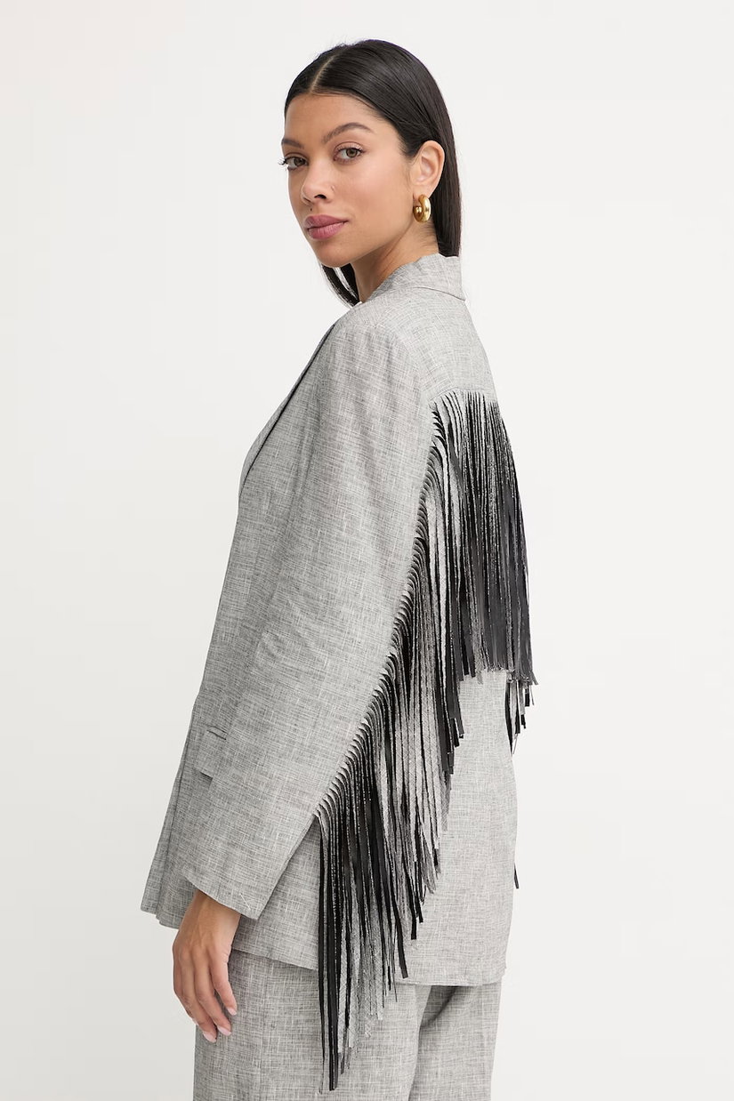 Pinko sacou cu două rânduri de nasturi de pentru femei, din in