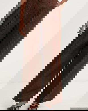 Twinset pantaloni de costum pentru femei, din in