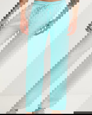 Vilebrequin pantaloni pentru bărbați, din in PACHA