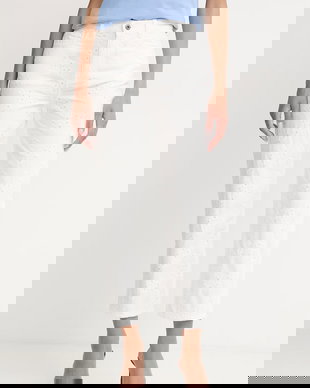 Liu Jo pantaloni straight pentru femei, din bumbac