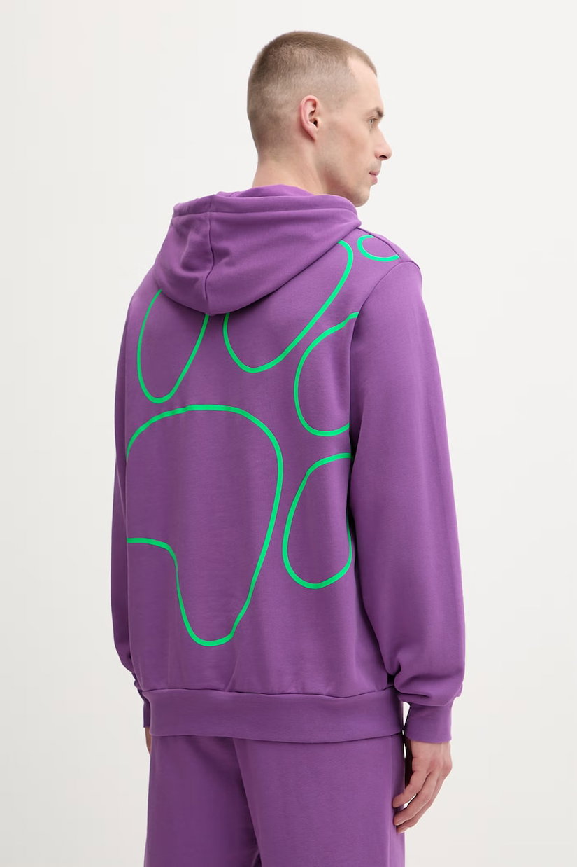 Jack Wolfskin bluză sport pentru bărbați, din bumbac Celebrate The Paw