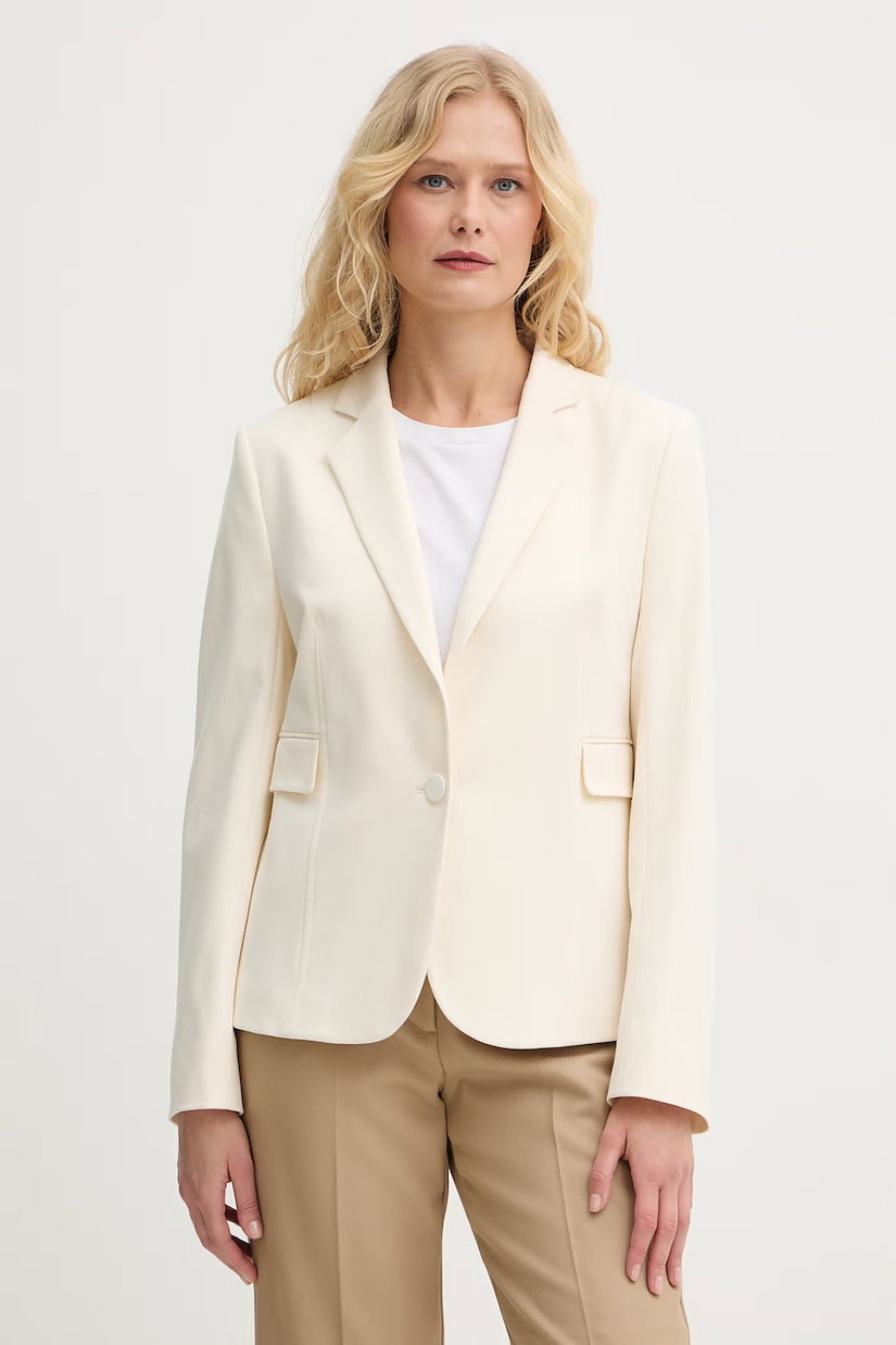 BOSS sacou cu un singur rând de nasturi de damă cu vâscoză Jia14