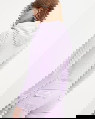 Juicy Couture hanorac cu fermoar și glugă de damă din bumbac ROBERTSON CLASS