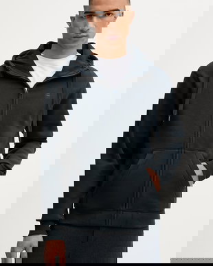 G-Star Hanorac cu fermoar și glugă bărbătesc cu bumbac Premium core