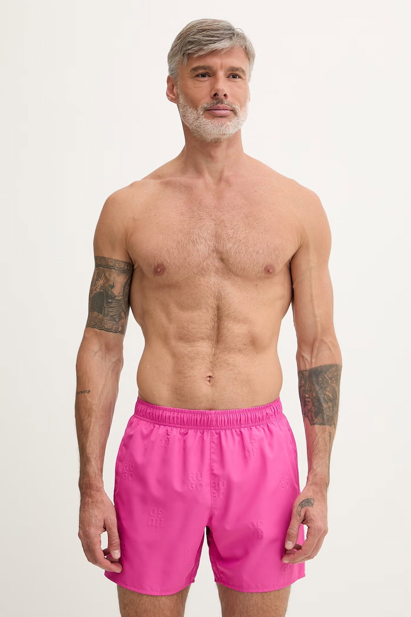 HUGO pantaloni scurți de baie pentru bărbați TONAL_LOGO
