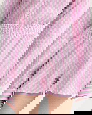 Paramidonna pantaloni scurți pentru femei, din in Cora