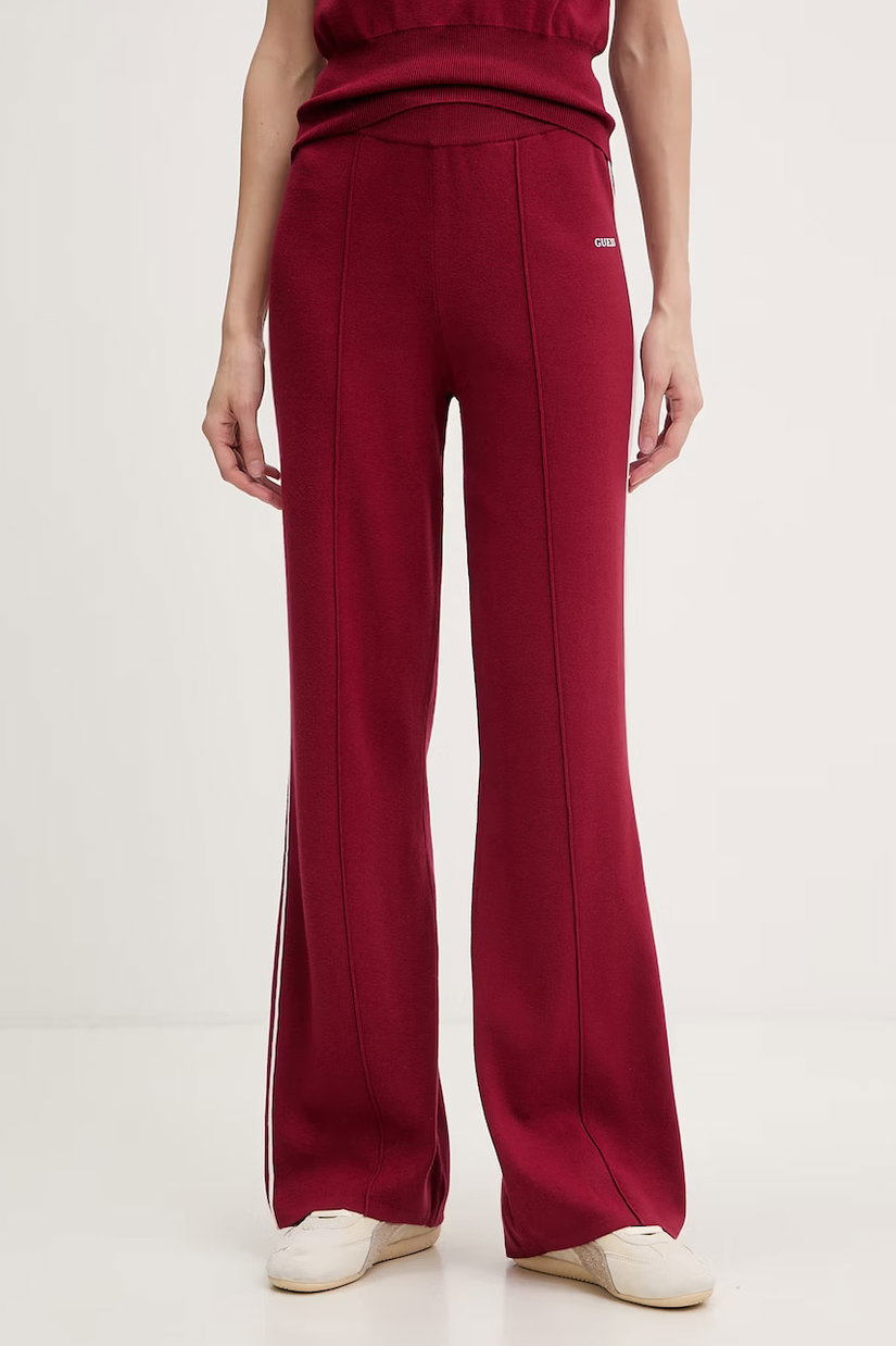 Guess pantaloni de trening pentru femei, cu vâscoză LAURENE