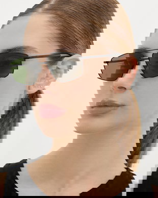 AllSaints ochelari de soare aviator pentru femei Virgo