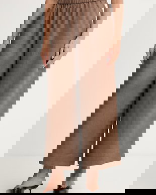 MM by Max Mara pantaloni de damă din in CANNETI